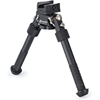 Zeadio Bípode Giratorio inclinable de liberación rápida para Rifle- 6 a 9 Pulgadas - Negro